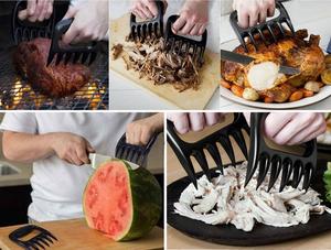 Set of Bear Claw Meat Shredders – Durable, Non-Slip Tool with Handles for Shredding, Lifting, and Serving - Kitchen Utensil for Indoor & Outdoor BBQ