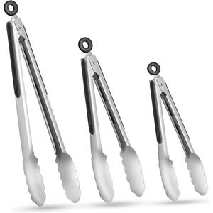 Set of 2 Cooking Tongs,600ºf High Heat-Resistant,Kitchen Utensils,Cooking Utensils for Grill,Salad,Bbq,Frying,Baking,Serving 9/12 Inches No Brand