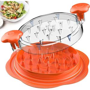 Compact Chicken Breast & Meat Shredder Tool with Ergonomic Handles, BPA-Free Plastic, Dishwasher Safe – Perfect for BBQ - Kitchen Utensils