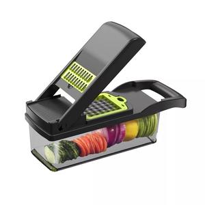 Multifunctional Vegetable Chopper & Slicer – Mandoline Slicer, Food Dicer, Cheese Grater - Stainless Steel Blades - Detachable - Kitchen Utensil