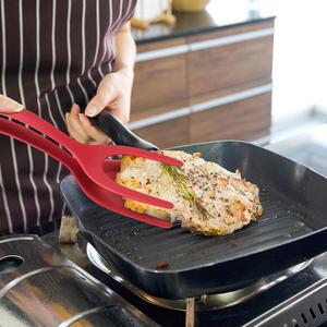 2-in-1 Silicone Turner and Spatula Tong – Egg Flipper, Versatile Kitchen Cooking Tool for Eggs, Pancakes, French Toast & Omelets- Kitchen Utensils