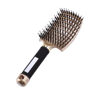 Detangling & Massage Hairbrush - Anti-Static, Curly & Wet Haircare,  Effortless Salon-Grade Styling, Heatless, Convenient Handle, Hair Comb