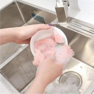 12 Pack Super Absorbent Lightweight Coral Velvet Dish Towels, Quick-Dry Microfiber Kitchen Cloths, Soft & Reusable Non-Stick Household Cleaning Rags