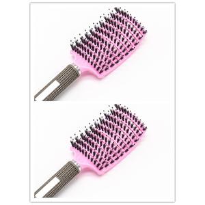 Detangling & Massage Hairbrush - Anti-Static, Curly & Wet Haircare,  Effortless Salon-Grade Styling, Heatless, Convenient Handle, Hair Comb