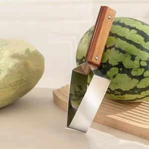 Watermelon Cutter & Slicer – Triangle Fruit Knife Utensil with 430 Stainless Steel Blade, Easy Melon Splitter Kitchen Gadget for Home Use